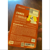 Bearbrick LINE JAMES Orange 100% Limited Medicom Be@rbrick
